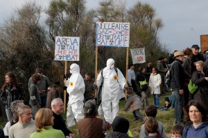 Manifestation du 26 février 2011 à Villeneuve-de-Berg.